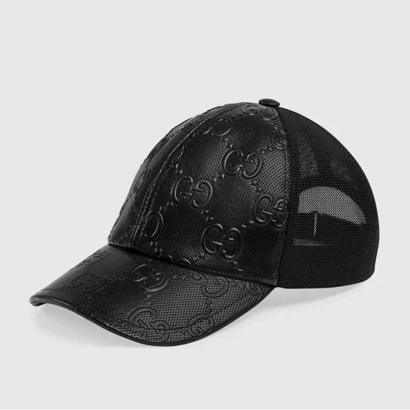 Authentic GUCCI-GG Embossed Baseball Hat Gucci - GG embossed baseball hat Gucci main image 2